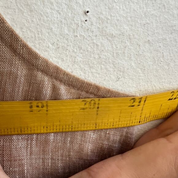 Lafayette 148 Beaded Top 100% Linen Silk Luxury Boho Elegant Minimalist Sz 10 - Picture 6 of 6